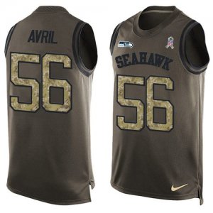 Jerseys Factory Cheap Nike Seahawks #56 Cliff Avril Green Men's