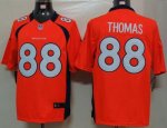 Jerseys Factory Cheap Nike Broncos #88 Demaryius Thomas Orange T