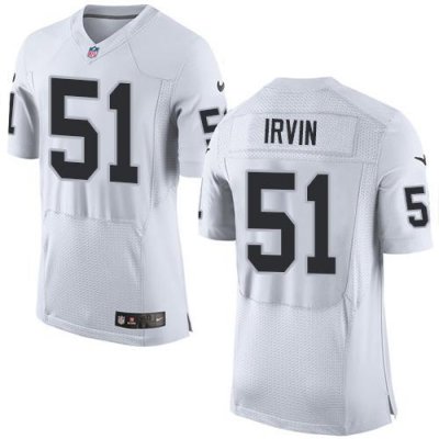 Jerseys Factory Cheap Nike Raiders #51 Bruce Irvin White Men's S