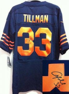 Jerseys Factory Cheap Nike Bears #33 Charles Tillman Navy Blue 1