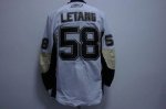 Jerseys Factory Cheap Penguins #58 Kris Letang Embroidered White