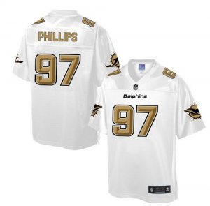Jerseys Factory Cheap Nike Dolphins #97 Jordan Phillips White Me