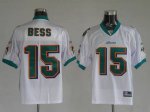 Jerseys Factory Cheap Dolphins Davone Bess #15 White Stitched NF