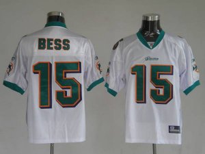 Jerseys Factory Cheap Dolphins Davone Bess #15 White Stitched NF