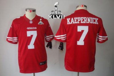 Jerseys Factory Cheap Nike 49ers #7 Colin Kaepernick Red Team Co