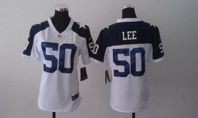 Jerseys Factory Cheap Nike Cowboys #50 Sean Lee White Thanksgivi