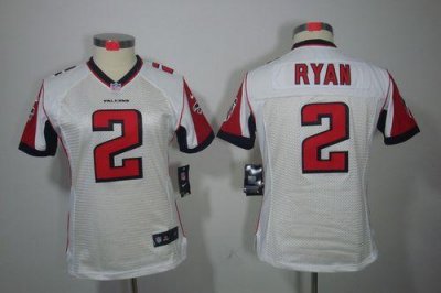 Jerseys Factory Cheap Nike Falcons #2 Matt Ryan White Women's Em