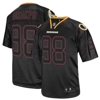 Jerseys Factory Cheap Redskins #98 Brian Orakpo Lights Out Black