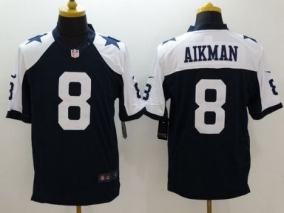 Jerseys Factory Cheap Nike Cowboys #8 Troy Aikman Navy Blue Than
