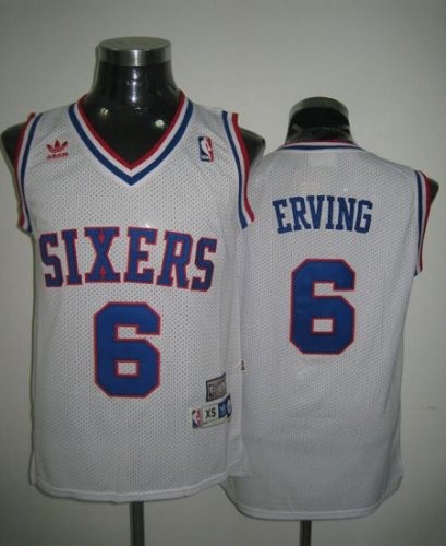 Jerseys Factory Cheap Throwback 76ers #6 Julius Erving Stitched