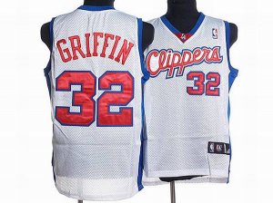 Jerseys Factory Cheap Clippers #32 Blake Griffin Embroidered Whi