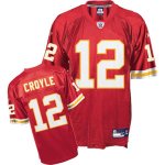 Jerseys Factory Cheap Chiefs #12 Brodie Croyle Red Stitched NFL