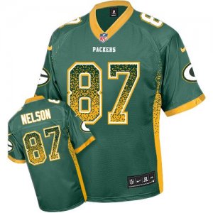 Jerseys Factory Cheap Nike Packers #87 Jordy Nelson Green Team C