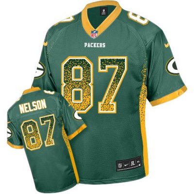 Jerseys Factory Cheap Nike Packers #87 Jordy Nelson Green Team C