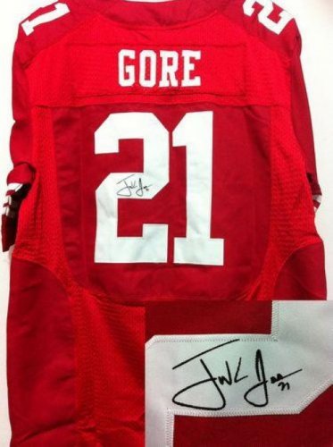 Jerseys Factory Cheap Nike 49ers #21 Frank Gore Red Team Color M