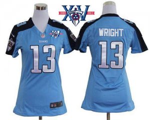 Jerseys Factory Cheap Nike Titans #13 Kendall Wright Light Blue