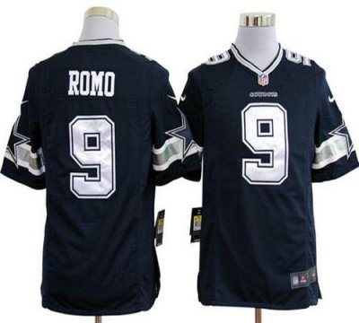 Jerseys Factory Cheap Nike Cowboys #9 Tony Romo Navy Blue Team C
