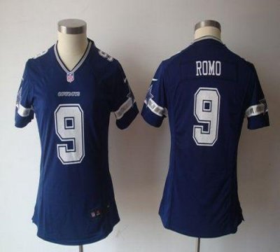 Jerseys Factory Cheap Nike Cowboys #9 Tony Romo Navy Blue Team C
