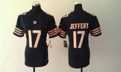 Jerseys Factory Cheap Nike Bears #17 Alshon Jeffery Navy Blue Te