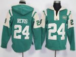 Jerseys Factory Cheap New York Jets #24 Darrelle Revis Green Pla
