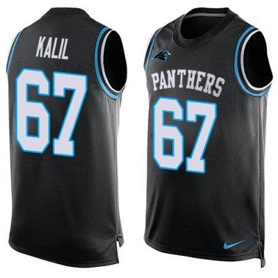 Jerseys Factory Cheap Nike Panthers #67 Ryan Kalil Black Team Co