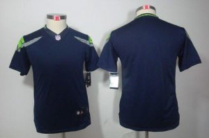 Jerseys Factory Cheap Nike Seahawks Blank Steel Blue Team Color