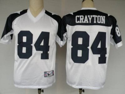 Jerseys Factory Cheap Cowboys #84 Patrick Crayton White Thanksgi