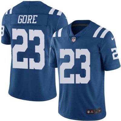 Jerseys Factory Cheap Nike Colts #23 Frank Gore Royal Blue Men's