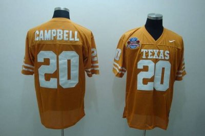 Jerseys Factory Cheap Longhorns #20 Earl Campbell Orange Embroid