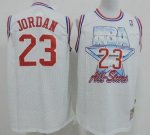 Jerseys Factory Cheap Bulls #23 Michael Jordan White 1992 All St