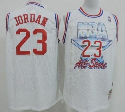 Jerseys Factory Cheap Bulls #23 Michael Jordan White 1992 All St