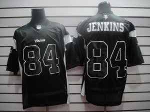 Jerseys Factory Cheap Vikings #84 Michael Jenkins Black Shadow S