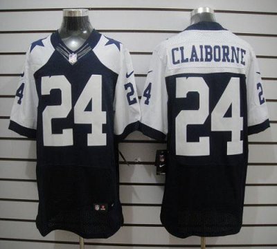 Jerseys Factory Cheap Nike Cowboys #24 Morris Claiborne Navy Blu