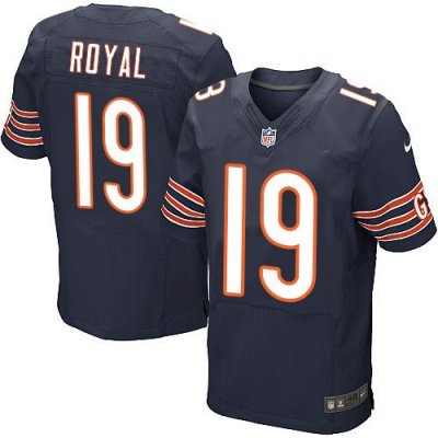 Jerseys Factory Cheap Nike Bears #19 Eddie Royal Navy Blue Team