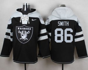 Jerseys Factory Cheap Nike Raiders #86 Lee Smith Black Player Pu