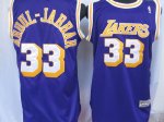 Jerseys Factory Cheap Mitchell&Ness Lakers #33 Abdul-Jabbar Purp