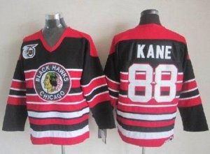 Jerseys Factory Cheap Blackhawks #88 Patrick Kane Red/Black 75TH