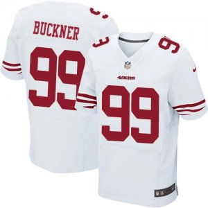 Jerseys Factory Cheap Nike 49ers #99 DeForest Buckner White Men'