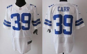 Jerseys Factory Cheap Nike Cowboys #39 Brandon Carr White Men's