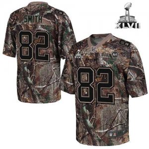 Jerseys Factory Cheap Nike Ravens #82 Torrey Smith Camo Super Bo