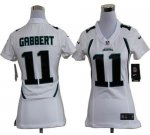 Jerseys Factory Cheap Nike Jaguars #11 Blaine Gabbert White Wome