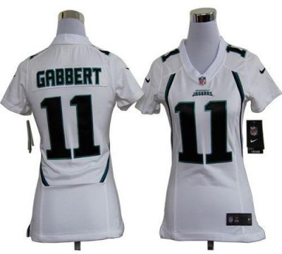 Jerseys Factory Cheap Nike Jaguars #11 Blaine Gabbert White Wome