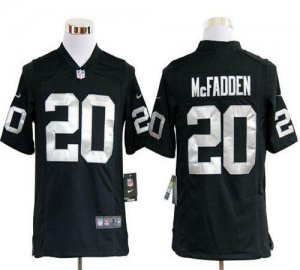 Jerseys Factory Cheap Nike Raiders #20 Darren McFadden Black Tea