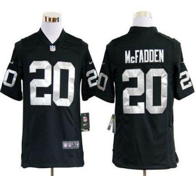 Jerseys Factory Cheap Nike Raiders #20 Darren McFadden Black Tea
