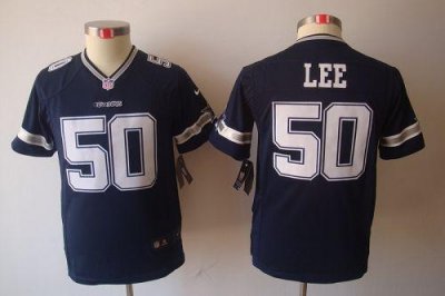Jerseys Factory Cheap Nike Cowboys #50 Sean Lee Navy Blue Team C
