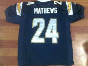 Jerseys Factory Cheap Chargers Ryan Mathews #24 Stitched Dark bl