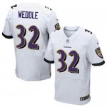 Jerseys Factory Cheap Nike Ravens #32 Eric Weddle White Men's St