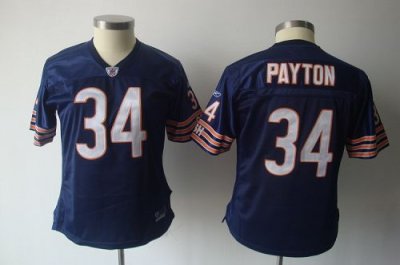 Jerseys Factory Cheap Bears #34 Walter Payton Blue Women's Team