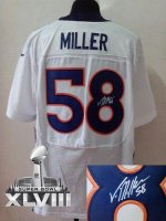 Jerseys Factory Cheap Nike Broncos #58 Von Miller White Super Bo