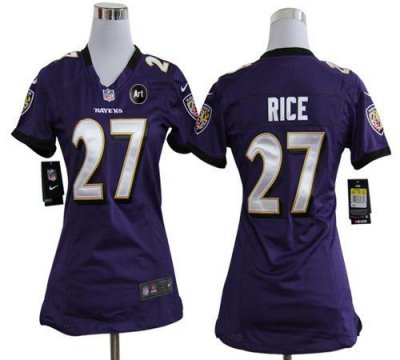Jerseys Factory Cheap Nike Ravens #27 Ray Rice Purple Team Color